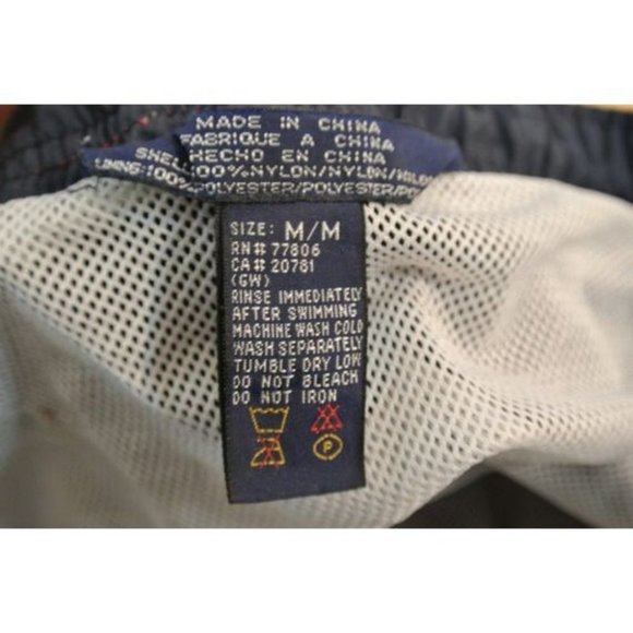 Tommy Hilfiger Vintage Swim Trunks Medium Mens - Picture 10 of 10
